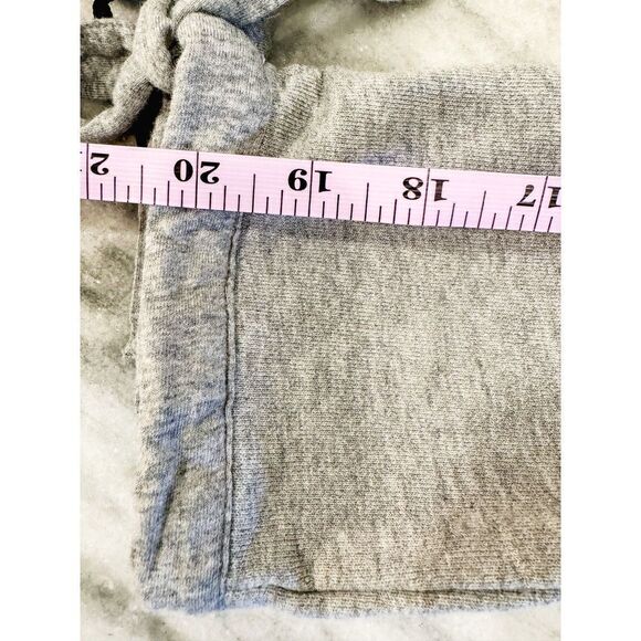 Draper James Cute Grey Sweatshirt 3/4 Sleeve XS with Tie Accent on Sleeve EUC - Picture 3 of 4